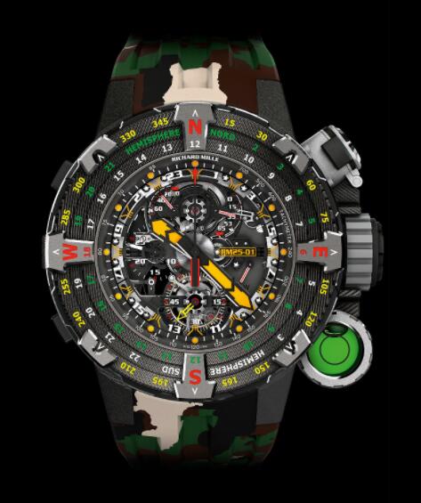 Replica Richard Mille RM 25-01 Manual Winding Tourbillon Chronograph Adventure Watch